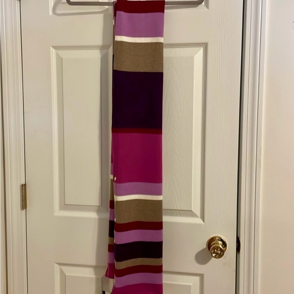 Lands' End Pink and Purple Convertible Scarf - Picture 4 of 5